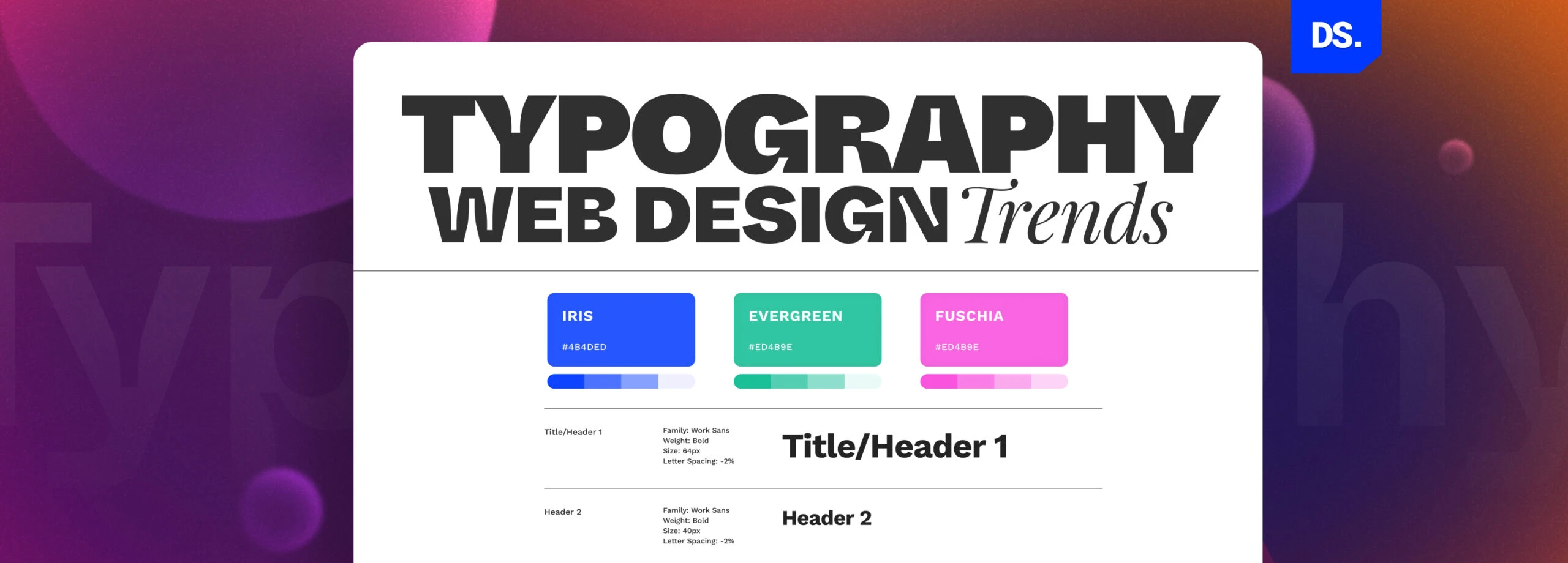 Typography Font Trends in Web Design 2024