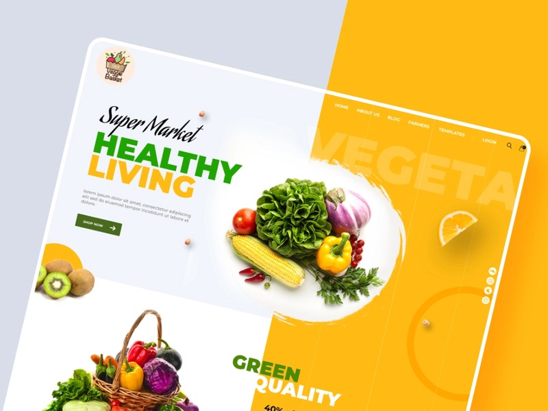Grocery Website Design
